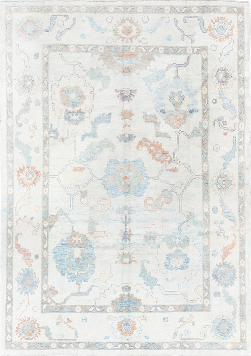 Vintage Oushak Area Rug (7' x 10')